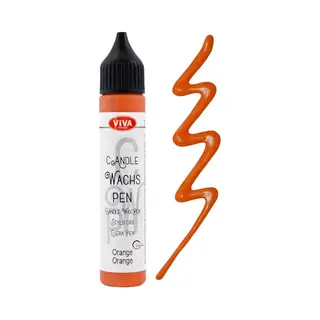 ViVA Decor Candle Wachs Pen, 28 Ml, Orange