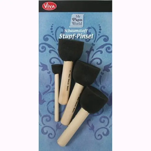 Viva Decor MyPaperWorld Stupf-Pinsel, 4er-Set thumbnail