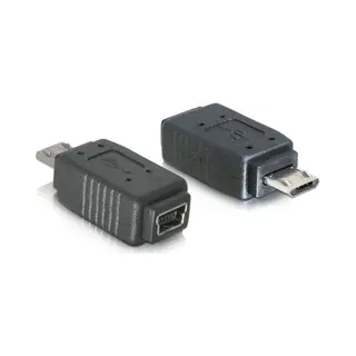 DeLOCK Adapter Usb micro-B Stecker zu mini Usb 5pin Buchse