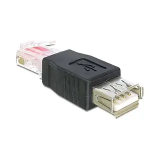 DeLOCK Usb - RJ45 Usb 2.0 Zwart