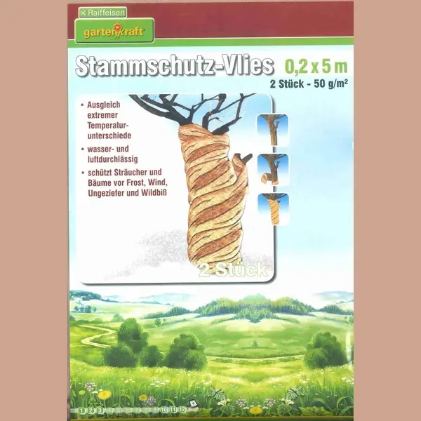 Gartenkraft - Baumschutzvlies – 2 Stück á 20x500 Cm - Beige thumbnail