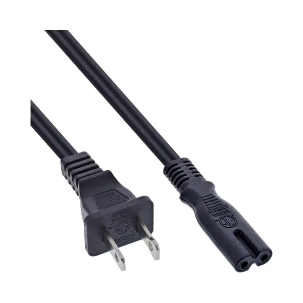InLine Netzkabel, Netzstecker Usa auf Euro 8 C7 Stecker, 0,5m thumbnail