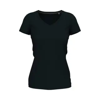 Damen V-Ausschnitt Stretch-T-Shirt Stedman