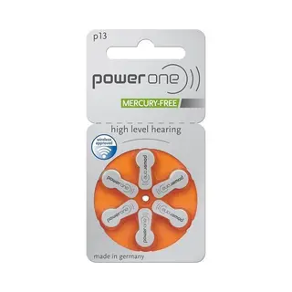 Power One By Varta Gehoorapparaat Batterijen - Kwikvrij - P13 PR48 Oranje - 60 Stuks