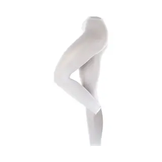 Esprit Damen Leggings Cotton W Le Baumwolle Einfarbig 1 Stück, Weiß White 2000, 36-38
