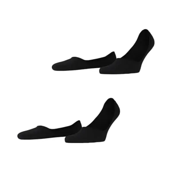Esprit Herren Füßlinge Basic Uni Multipack M In Baumwolle Unsichtbar Einfarbig 2 Paar, Schwarz Black 3000, 39-42 thumbnail