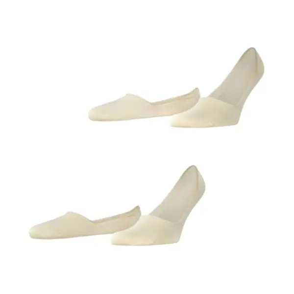 Esprit Herren Füßlinge Basic Uni Multipack M In Baumwolle Unsichtbar Einfarbig 2 Paar, Beige Cream 4011, 39-42 thumbnail