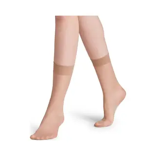 Falke Seidenglatt Eenkleurig Materiaal Transparant 15 Den Sokken Dames Beige - Maat 35-38