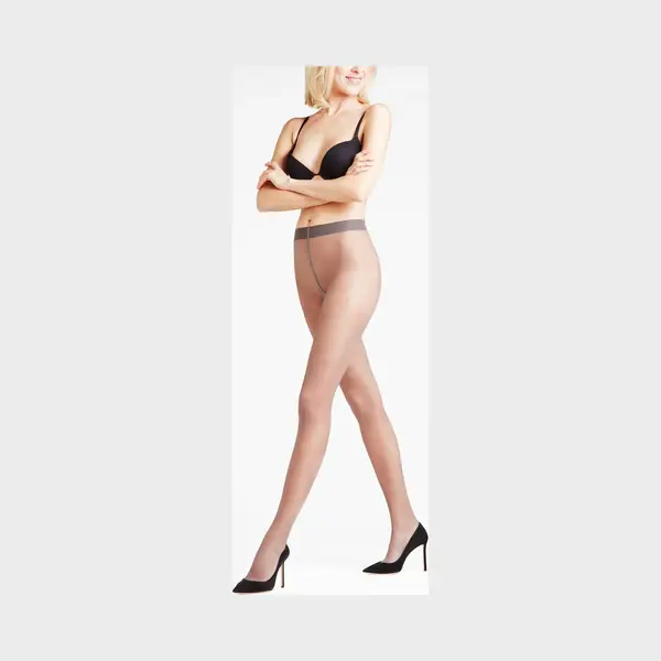 Falke Seidenglatt 15 Den Dames Panty - Platinum - Maat, S-M thumbnail