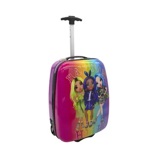 Undercover - Polycarbonat Trolley - Rainbow High - 16 Inch - Mit Spanngurten Und Reißverschlussfach - Teleskopstange - Leicht Und Robust - Für