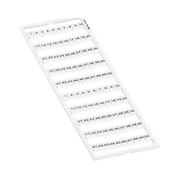 Wago 793-5566 Klemmenblockzubehör Anschlussblockmarker 100 Stück(e) thumbnail