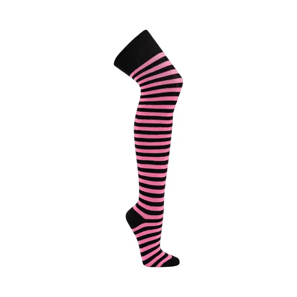 Topsocks Overknee Sokken Ringels-roze Maat, 36-42 thumbnail