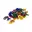 Blauw, Geel, Groen, Paars, Rood, Wit