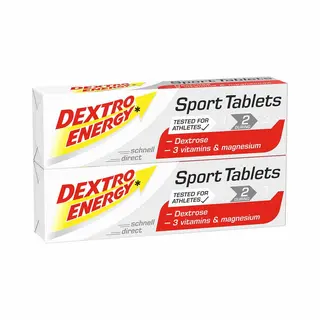 Dextro Energy - Sport Tablets – Tropical Flavour - Mit Zusatz Von Magnesium Und Vitamin B1, B6, C - Traubenzucker Für Dein Workout, 24er Pack