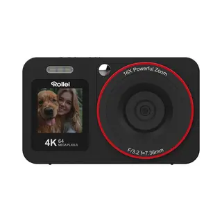 Rollei Compactline 12030 compact camera 1/3.2" 64 Mp 9248 x 6936 pixels Black