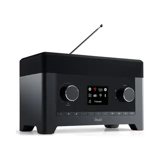 Teufel Radio 3SIXTY - Internetradio Met Dab+ /Fm - Bluetooth - Spotify Connect - 360-gradengeluid - Voorkeuzezenders - Zwart