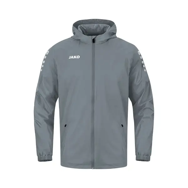 Jako Kinder Allwetterjacke Team 2.0, Steingrau, 116 thumbnail