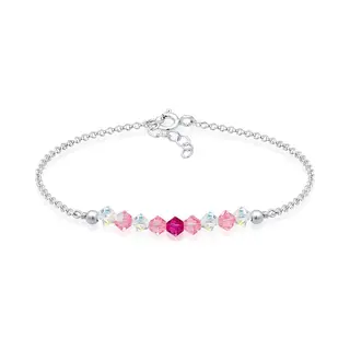 Elli Girls' Pink Charm Bracelet 0202682118_14 - 14cm Length