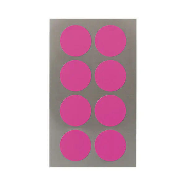 Rico Design Paper Poetry Office Sticker Punkte 25mm 4 Bogen Neonpink thumbnail