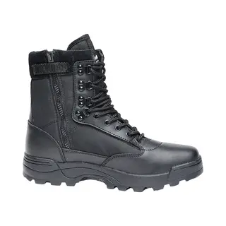 Brandit Tactical Boots Zipper, Farbe, Black, Größe, 46