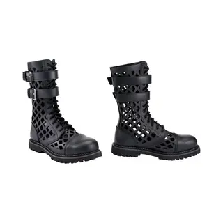 Brandit Phantom Grid Boots Bikerboot Schwarz In EU44