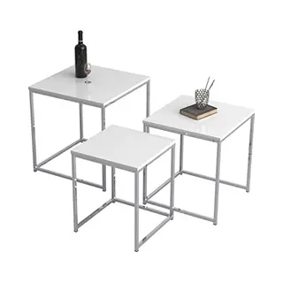 Mobilibrico - 3-tlg Beistelltisch Couchtisch Sofatisch