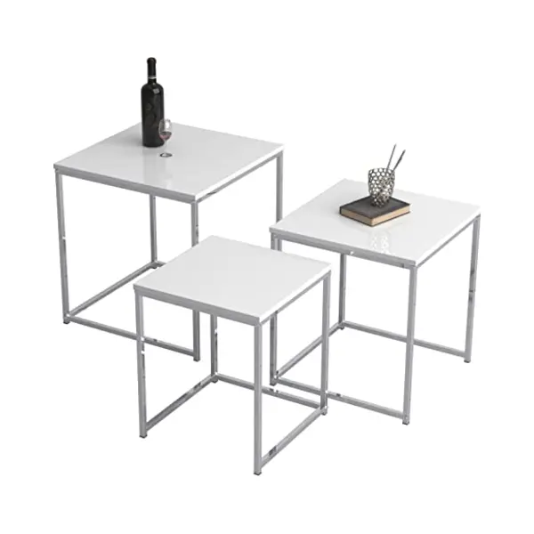 Mobilibrico - 3-tlg Beistelltisch Couchtisch Sofatisch thumbnail