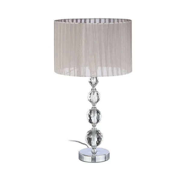 Relaxdays Tischleuchte Nachttischlampe Kristall thumbnail