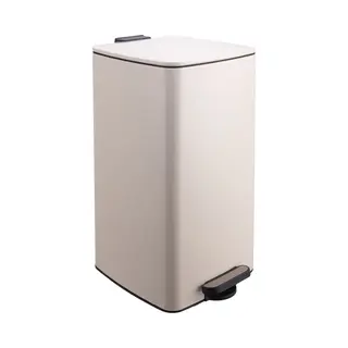 Relaxdays Mülleimer Küche 30 Lit, Beige