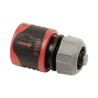 Toolcraft - To-4850088 Kunststoff Schlauch-verbindungsstück 13 Mm (1/2') Ø Wasserstop