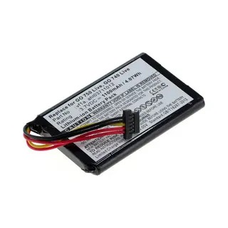 Otb Accu Batterij TomTom Go 740 Live / 740TM / 750 / 750 Live - 1100mAh