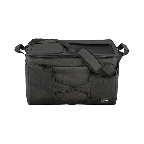 Bomoe KT53 – Opvouwbare Koeltas Antracite 52l – Koelbox Voor Onderweg – 53x37x32 Cm – Picknicktas Voor Barbecues Festivals thumbnail
