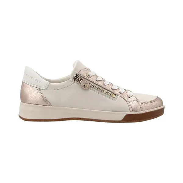 Ara Rom Damessneakers, Zand, Crème, Wit, Maat 41 Eu, Zandcrème, 41 Eu thumbnail