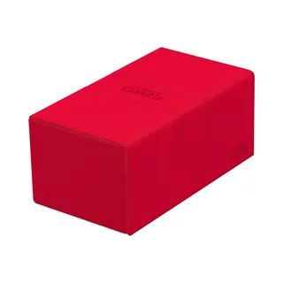 Ultimate Guard Twin Flip`n`Tray 200+ XenoSkin Monocolor Red