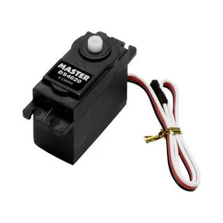 Master Modellbau Standaard Servo DS4020 Digitale Servo Materiaal (aandrijving), Kunststof Stekkersysteem, Uni (Graupner
