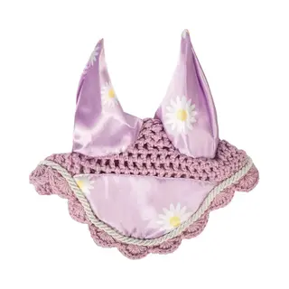 Hkm Hobby Horsing Print Fliegenhaube, Violett Mit Gänseblümchen, One Size