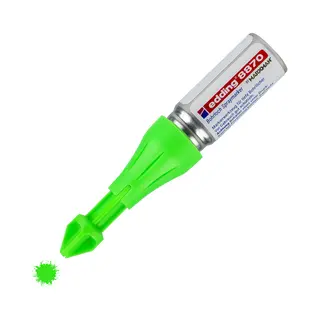 Edding 8870 Markeringspen Voor Diepe Gaten Neongroen - 1 Stuk - Krijtspuit Maakt Markeren Door Boorgaten Tot 50 Mm Diepte En 3-13 Mm Diameter Mogelijk