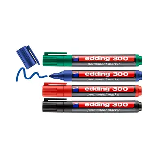 Edding 300 permanente marker Kogelpunt Groen 1 stuk(s)