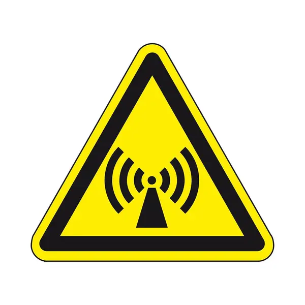 Waarschuwingssticker Niet Ioniserende Straling - Iso 7010 - W005 200 Mm thumbnail
