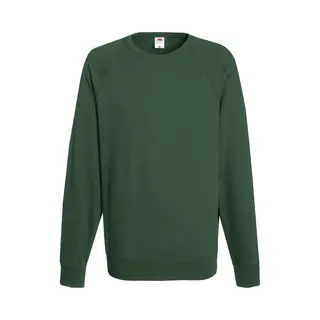 Fruit Of The Loom Sweater Raglan Sweat Ronde Hals Groen Maat L