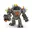 Master-robot met Mini Creature, Multikleur, Zwart