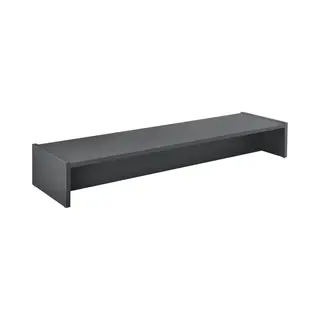 En.casa Tv-Regal, »Flensberg« Monitorerhöhung 100x27x15cm - Dunkelgrau