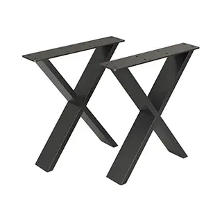 Tischgestell Maribo Für Esstische Schwarz 72x55cm [en.casa]