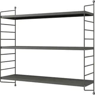 Modulares Wandregal Strängnäs Anthrazit [en.casa]