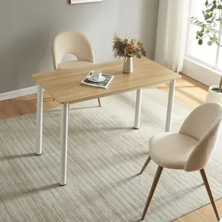 En.casa Esstisch, »Tammela« Für 4 Personen 120x60 Cm Eiche-Optik