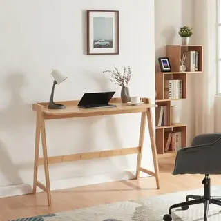 en.casa Bureau Härryda 80x123x53 Cm Bamboe