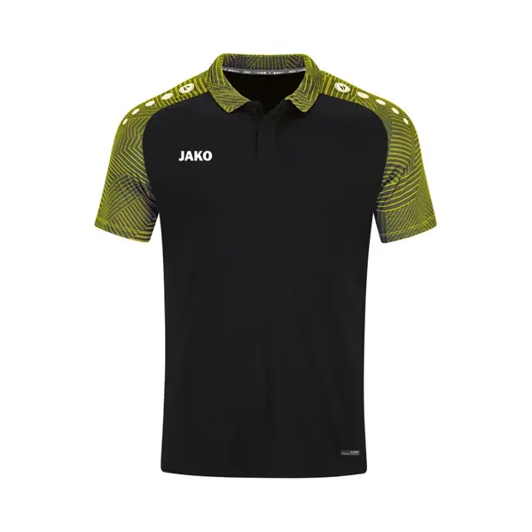 Jako Herren Poloshirt Performance, Schwarz/Soft Yellow, Xxl thumbnail