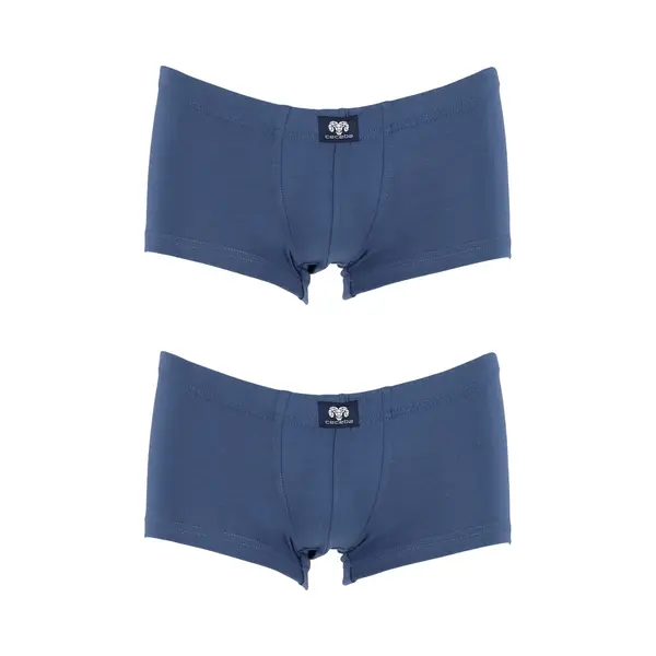 Ceceba Heren Boxers Buikmodel (2-pack) - Blauw thumbnail