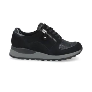 Waldläufer Hiroko Soft Denver Taipei Krokusstretch Schwarz Gr. 43, 5