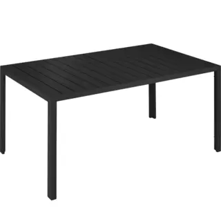 TecTake 404401 Gartentisch Schwarz